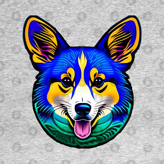 Corgi Blues by INLE Designs